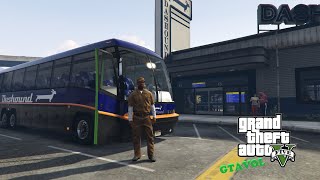 GTA V GTA 5 GTAVOL Working For Dashound New Dashound Bus Station MLO Day 6