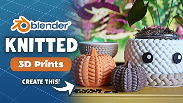 Create Textured Knit & Woven Designs in Blender for 3D Printing + Free Project File