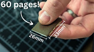 I made the smallest notebook in the world (well, almost . . . I think) by Down the Breather Hole 588 views 2 months ago 11 minutes, 37 seconds