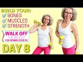 MUSCLE-Building Weight Loss Workout (with hand weights) 🦶 WALK Off the Weight Day 8