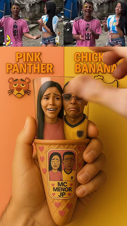 Unboxing Ice Cream Crush MC MENOR JP The Pink Panther X Chicken Banana