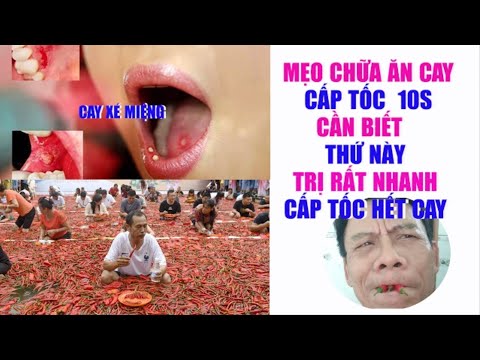 Giải Cay Ớt Cấp Tốc | Mẹo Giải Cay Nhanh Nhất | Cách Chữa Ăn Cay Ớt | Cây Thuốc Nam