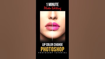 How to change Lip color in Photoshop #photoshoptutoial #photoshop #shorts