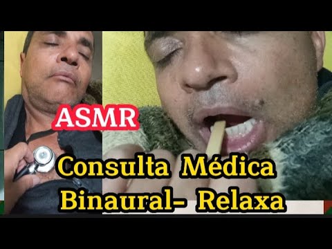 ASMR-  Consulta Médica  cuidando de Você 😴🥱