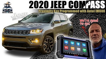 2020 Jeep Compass Proximity Key Programmed with Autel IM608