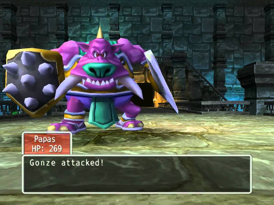 Dragon Quest 5 English Patched On Pcsx2 Dungeonbattledialoguein Game Cut Scenes Youtube