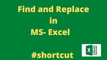 How to Find and Replace Text in Excel | Shortcut to Replace Text  | Excel Shortcuts| Excel Tips