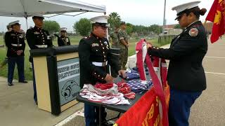 USHS JROTC Flag Retirement Ceremony April 5, 2023