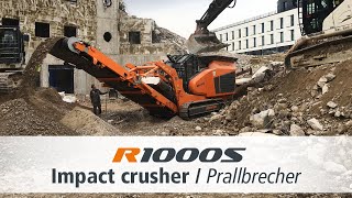 Rockster R1000S Mobile Impact Crusher / Demolition Debris/  Mobiler Prallbrecher / Bauschutt