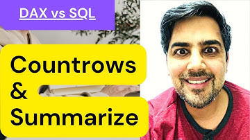 Countrows with Summarize for grouping in Power BI - 13 (Power BI Training)