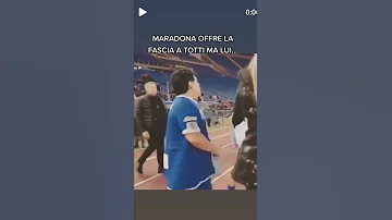 لقاء اساطير الكالتشيو مارادونا نابولي و توتي روما 