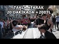 TAKSİMDE TAKLA ATARAK PARA KAZANDIK(+200TL)