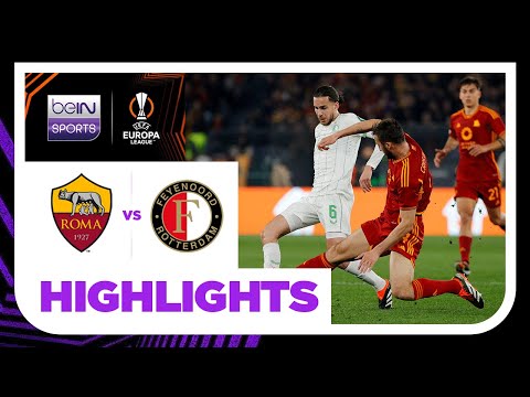 Roma v Feyenoord | Europa League 23/24 | Match Highlights