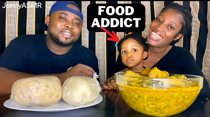 ASMR FUFU & Okra Soup MUKBANG | HILARIOUS HUSBAND is okro Soup DESTROYER | African Food Show