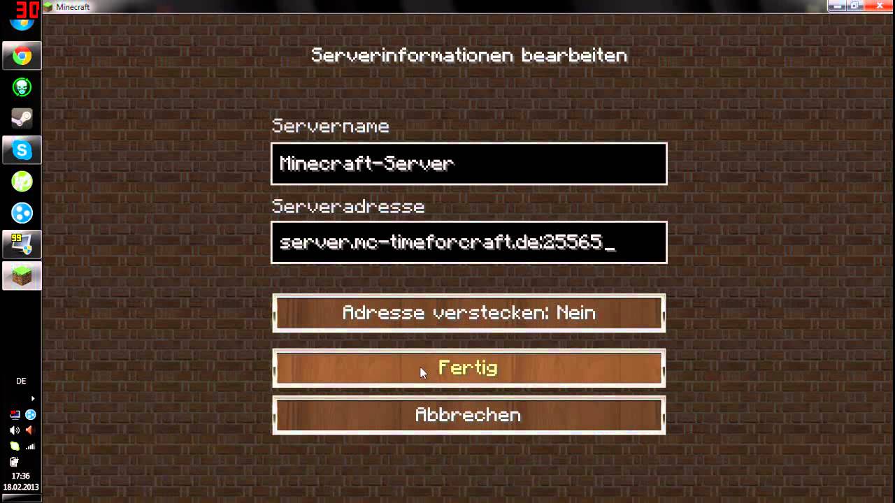 minecraft server