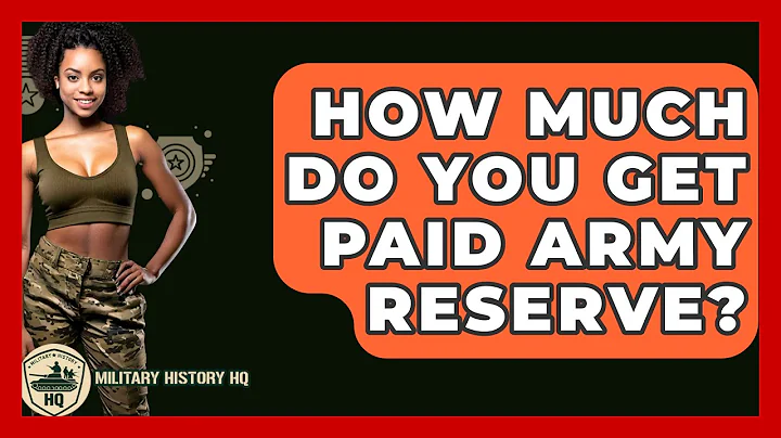 How Much Do You Get Paid Army Reserve? - Military History HQ
