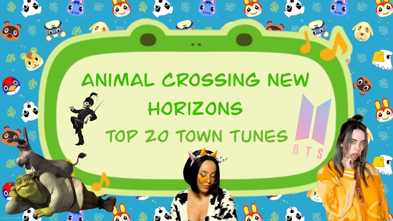 Animal Crossing New Horizons Top 20 Popular Music Town Tunes Youtube