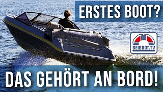 ⚓ Erstes Boot? Das gehört an Bord! Rettungsweste | Taschenlampe | Werkzeug