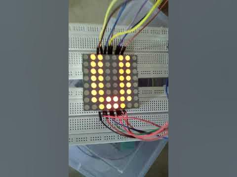 Character/Alphabet display on 8x8 LED Matrix(Bicolour) using Arduino ...