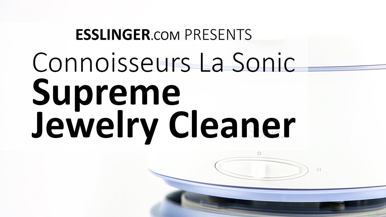 Connoisseurs La Sonic Safewave Jewelry Cleaner Machine, Professional  Jewelry Cleaning at Home, Safe on Jewelry 