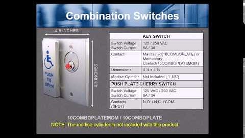 Key Pad and Control Switches