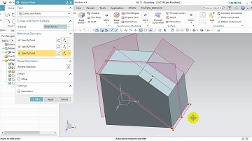 Bài 4  Các phương pháp tạo Datum Plane, Axis, CSYS, Point NX 11