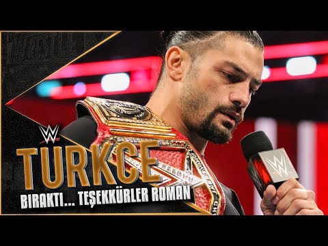 RAW Türkçe Altyazı | Roman Reigns Şimdi Kanser ile Savaşacak! Teşekkürler Şampiyon...