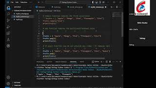 Day 9 - Python Lists Remove, Pop