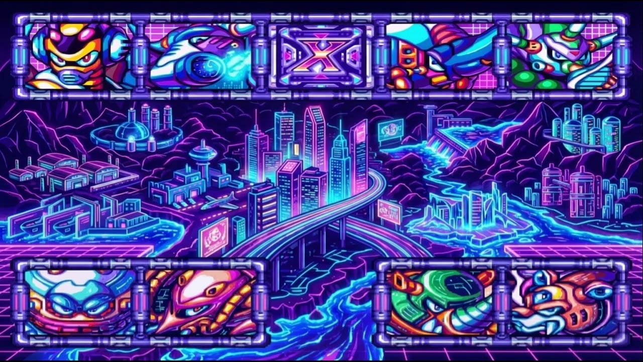 MEGA MAN X3: Cyber Neon | Synthwave