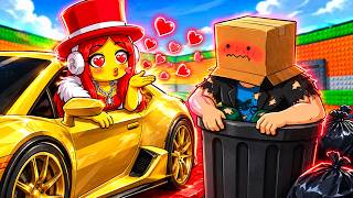 NO FACE BOY Got TRAPPED in a RICH-ONLY Server! 😱