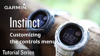 Tutorial - Instinct: Customizing the controls menu