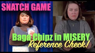 Drag Race UK Versus The World - Snatch Game Baga Chipz in Misery Reference Check!