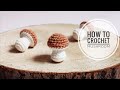 How To Crochet A Little Mushroom, Pilz Häkeln Anleitung