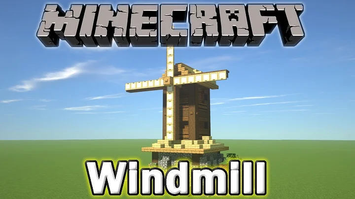 Minecraft Tutorial - How to Make a Windmill