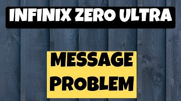 Infinix Zero Ultra Message Problem || Message not sent issue