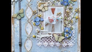 Mixed Media Layout Tutorial  Relax By Gabrielle