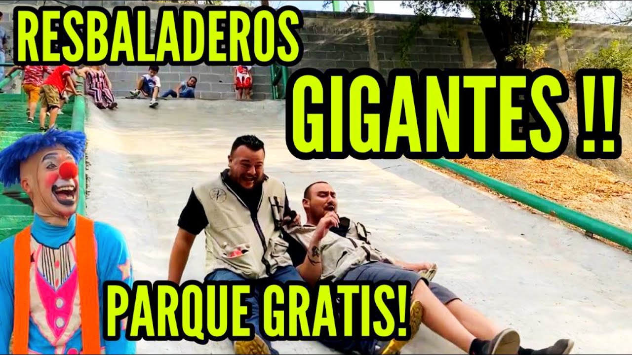 PARQUE GRATUITO MONTERREY CON RÍO Y RESBALADERO GIGANTE - YouTube