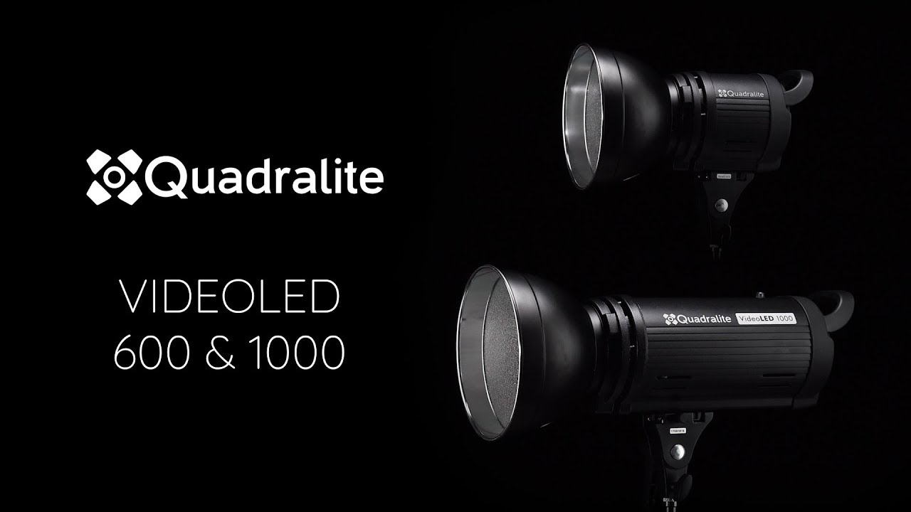 Quadralite Videoled 600 1000 Comprehensive Led Lights With Bowens Mount Youtube