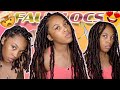 Trying 24&quot; Faux Locs On My Natural Hair | Crochet Method | Bobbi Boss