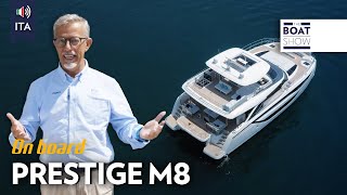 [ITA] NEW PRESTIGE M8  Prova Catamarano a Motore  The Boat Show