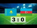 Казахстан - Азербайджан 3:0 ОБЗОР МАТЧА HD!