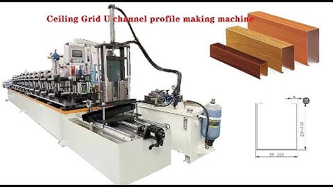 【ZHONGTUO】Suspended Baffle Ceiling U Ceiling Aluminium Profile Rolling Forming Machine