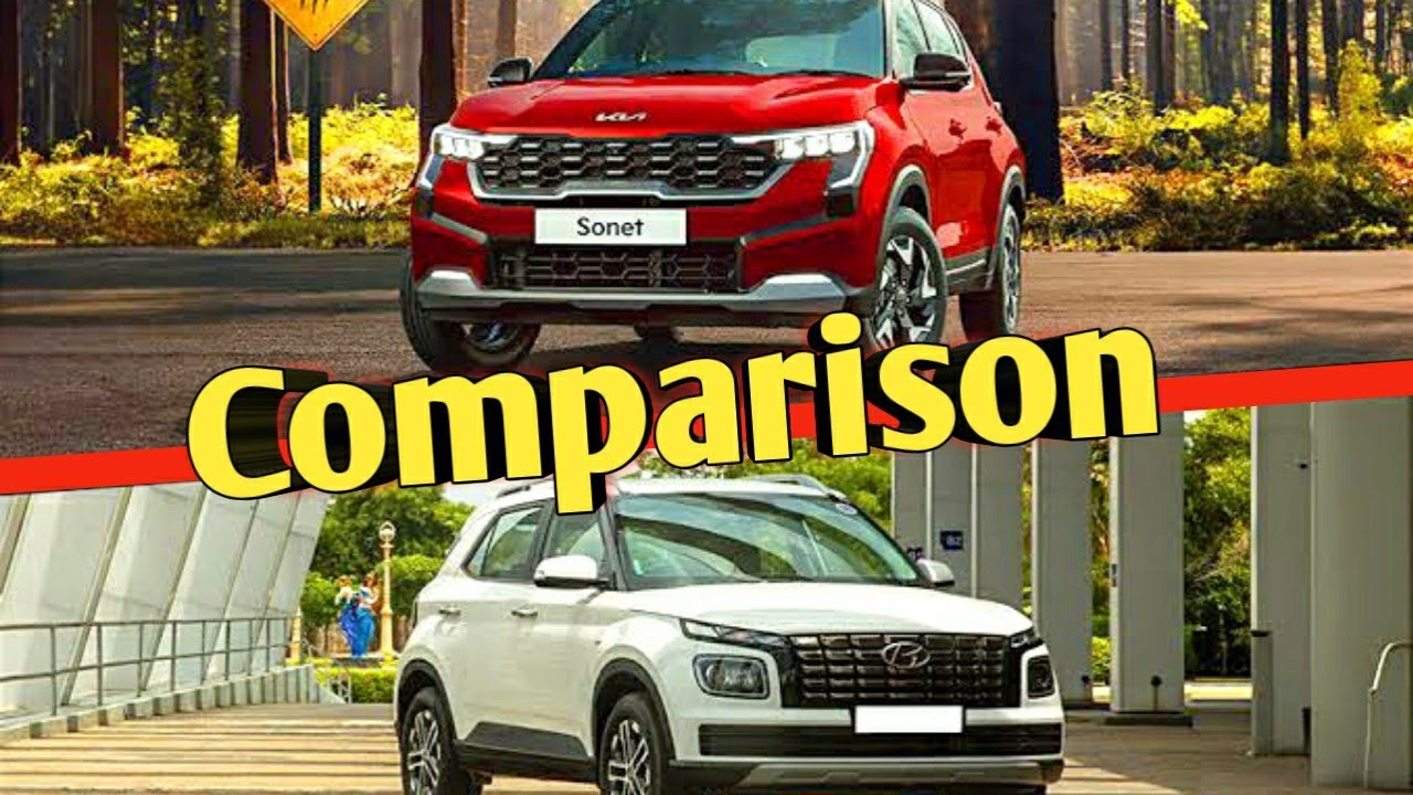 venue vs sonet | kia sonet vs hyundai venue comparison| venue 2024 ...