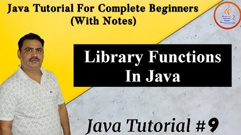 Library Functions in Java || Basic Understanding Of Java || By Harvinder Singh