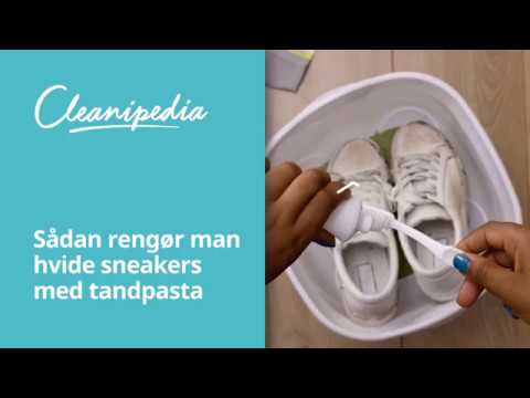 Vaske sneakers med tandpasta Cleanipedia - YouTube