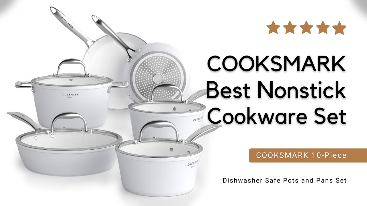 Gordon Ramsay Nonstick Hard Anodized Dishwasher Safe 10pc. Cookware 