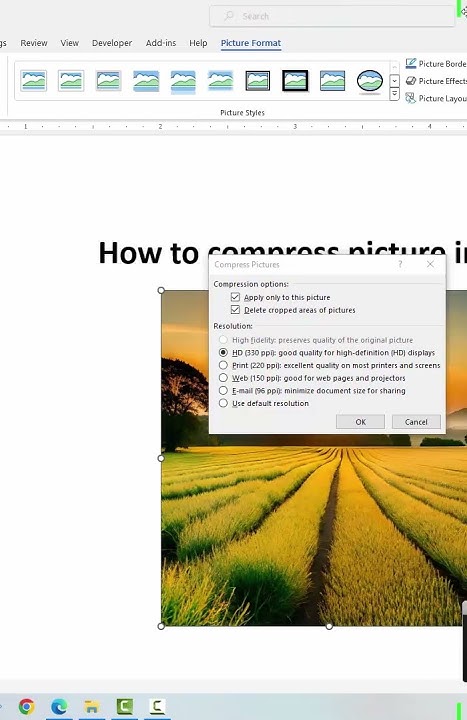 How To Compress Picture In Word howto photoshop microsftword how-to-compress-picture-in-word-howto-photoshop-microsftword
