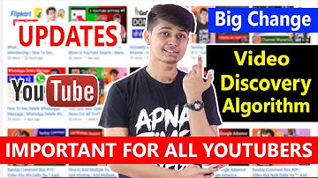 YouTube New Update : Big Change in Video Discovery Algorithm of YouTube 2019 [Hindi]