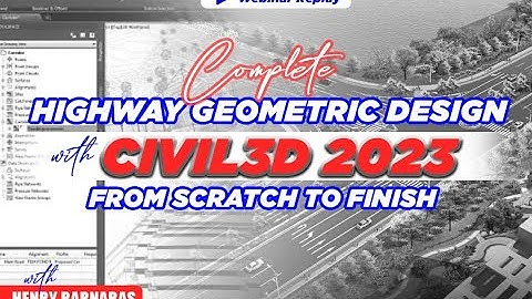 Comprehensive Civil3D 2023 Road Design Webinar | From Scratch to Finish