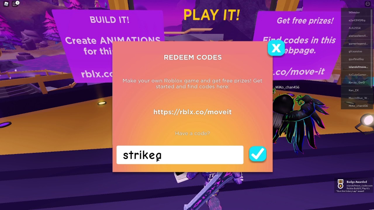 How To Complete The New Event Of Island Of Move! (New codes)| Roblox - YouTube